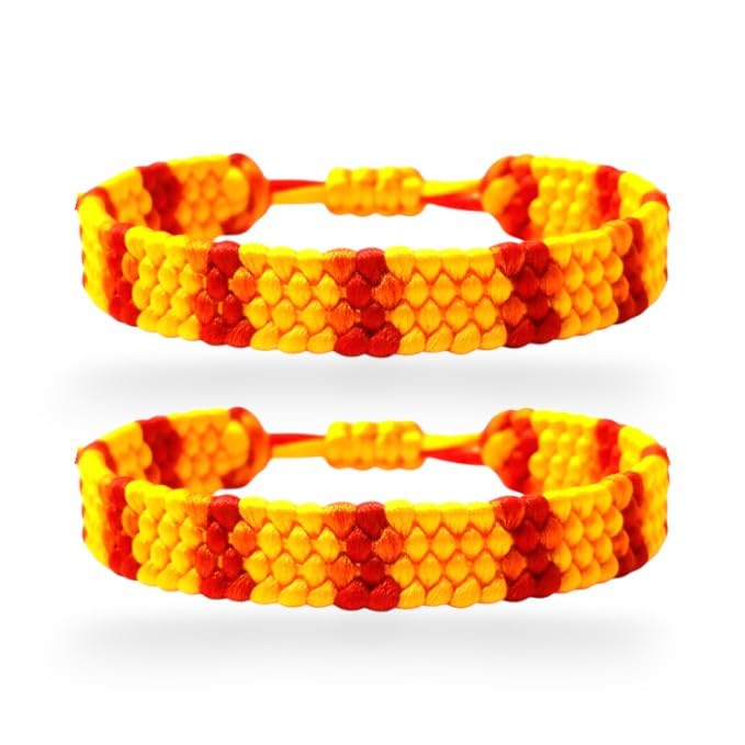 handmade bracelet for men adjustable spiritual thread | pooja kalawa dhaga religious bracelet for women and girls hindu hand band for unisex, (set of 1)
