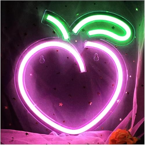 Néon rose pêche lampe douce pour calmer la fatigue visuelle