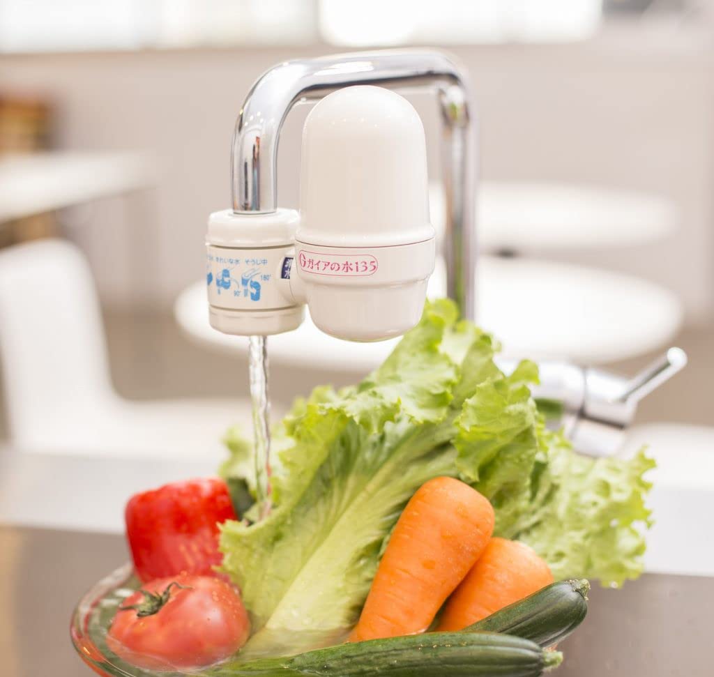 Amazon | ガイアの水135 蛇口用浄水器 ビビアン 泉州タオル付き | ノー  