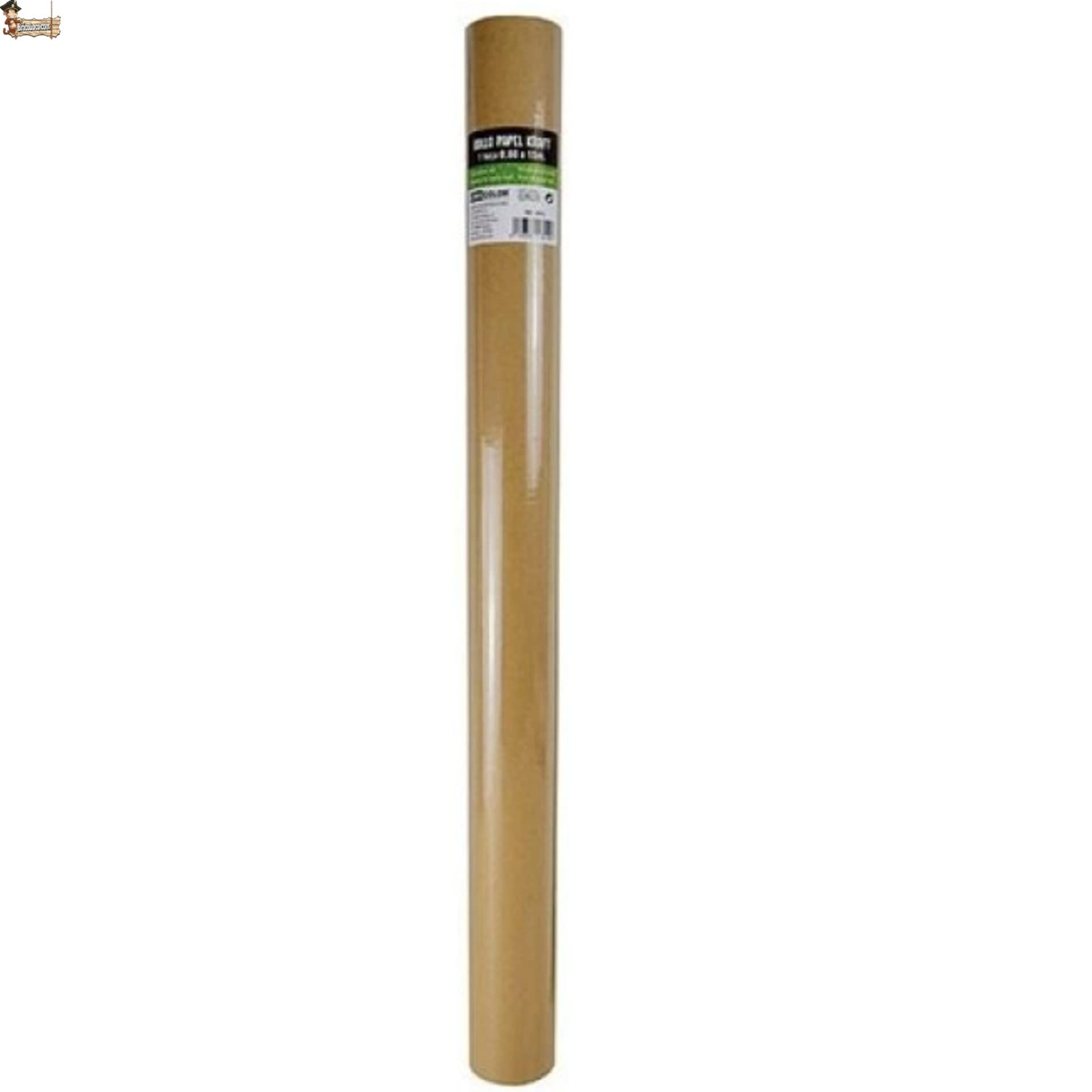 BricoLoco.com Brązowy papier pakowy w rolce, pakowanie, pakowanie, pakowanie, prezenty, wysyłka, rękodzieło (90 cms. x 45 mts, 1)