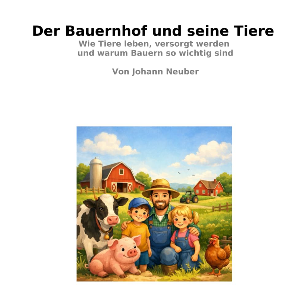 Der Bauernhof und seine Tiere: Wie Tiere leben, versorgt werden und warum Bauern so wichtig sind