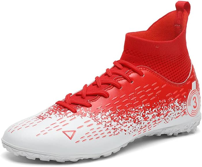 Men's Soccer Shoes Fg/Ag High-Top Football Boots Cleats - Main Image