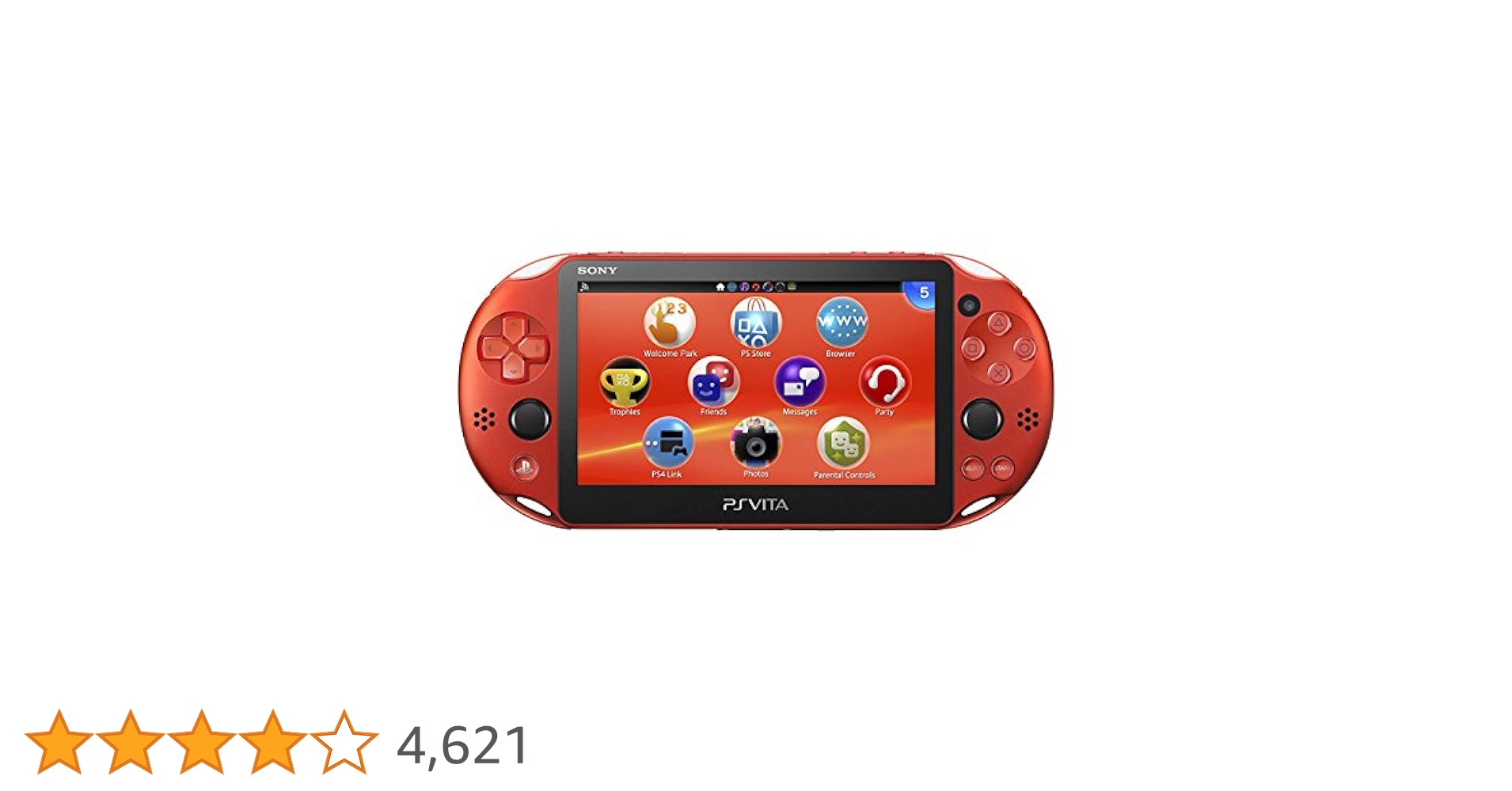 Amazon | PlayStation Vita Wi-Fiモデル メタリック・レッド