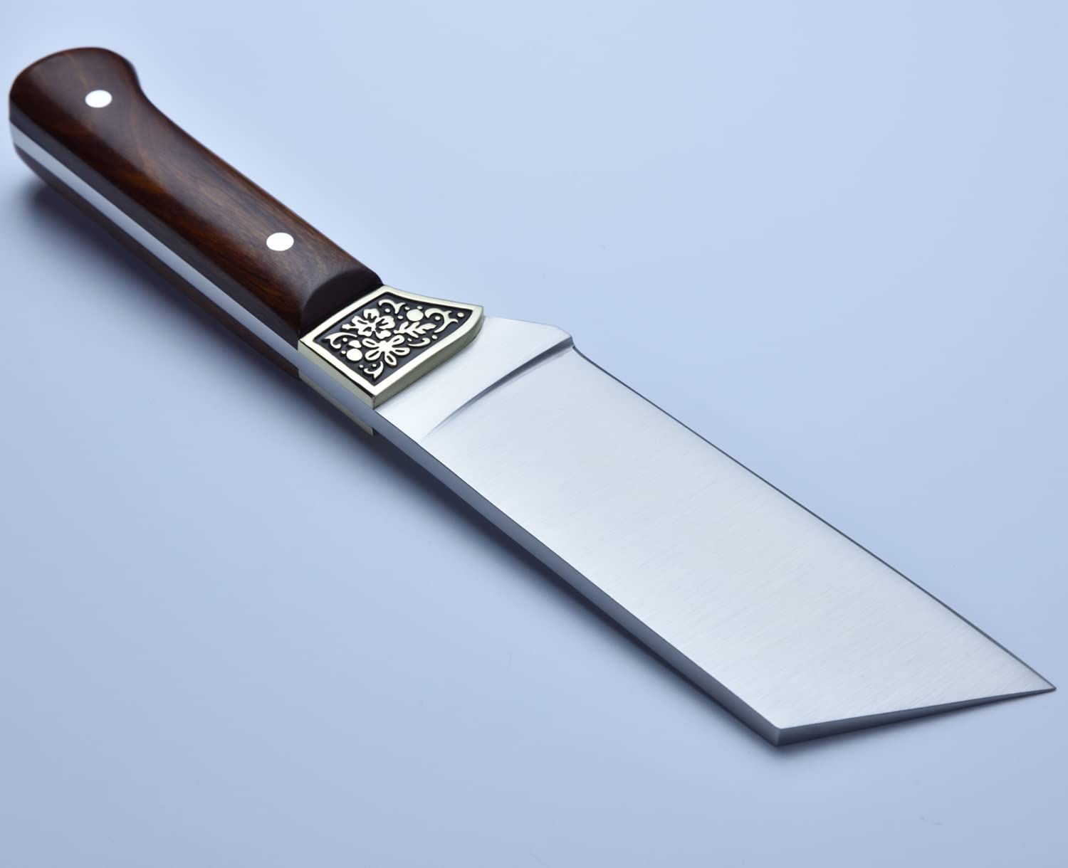 Coltello da Caccia Extra Spesso Coltelli Bushcraft, Coltello Sopravvivenza Lama Fissa 440C (MOGANO)