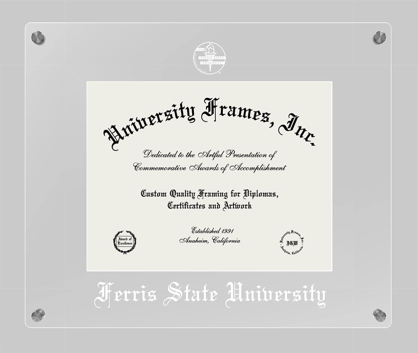 Campus Images Lucent Clear Display Diploma Frame