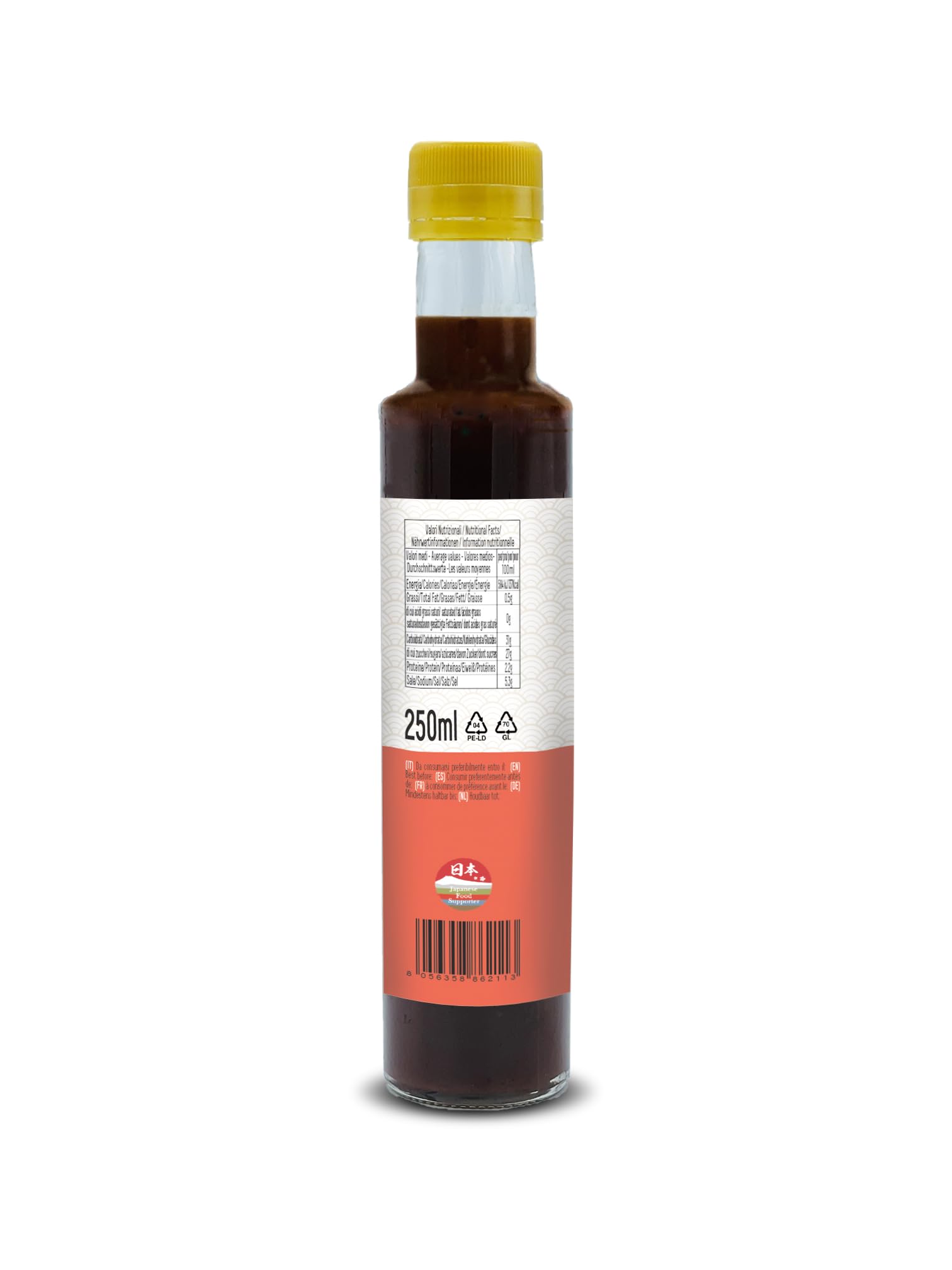 Umami Salsa Okonomiyaki Japonesa 250ml - Con Frutas y Verduras BIO - Para Okonomiyaki, Takoyaki y Street Food - Sin Conservantes ni OMG - Sabor Auténtico
