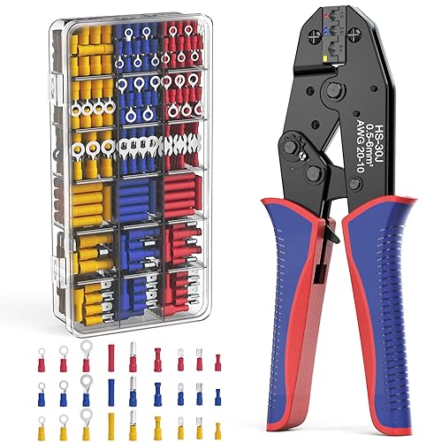 Souleader PSP1500-01 Crimpzange Kabelschuhe Set 800 Stück