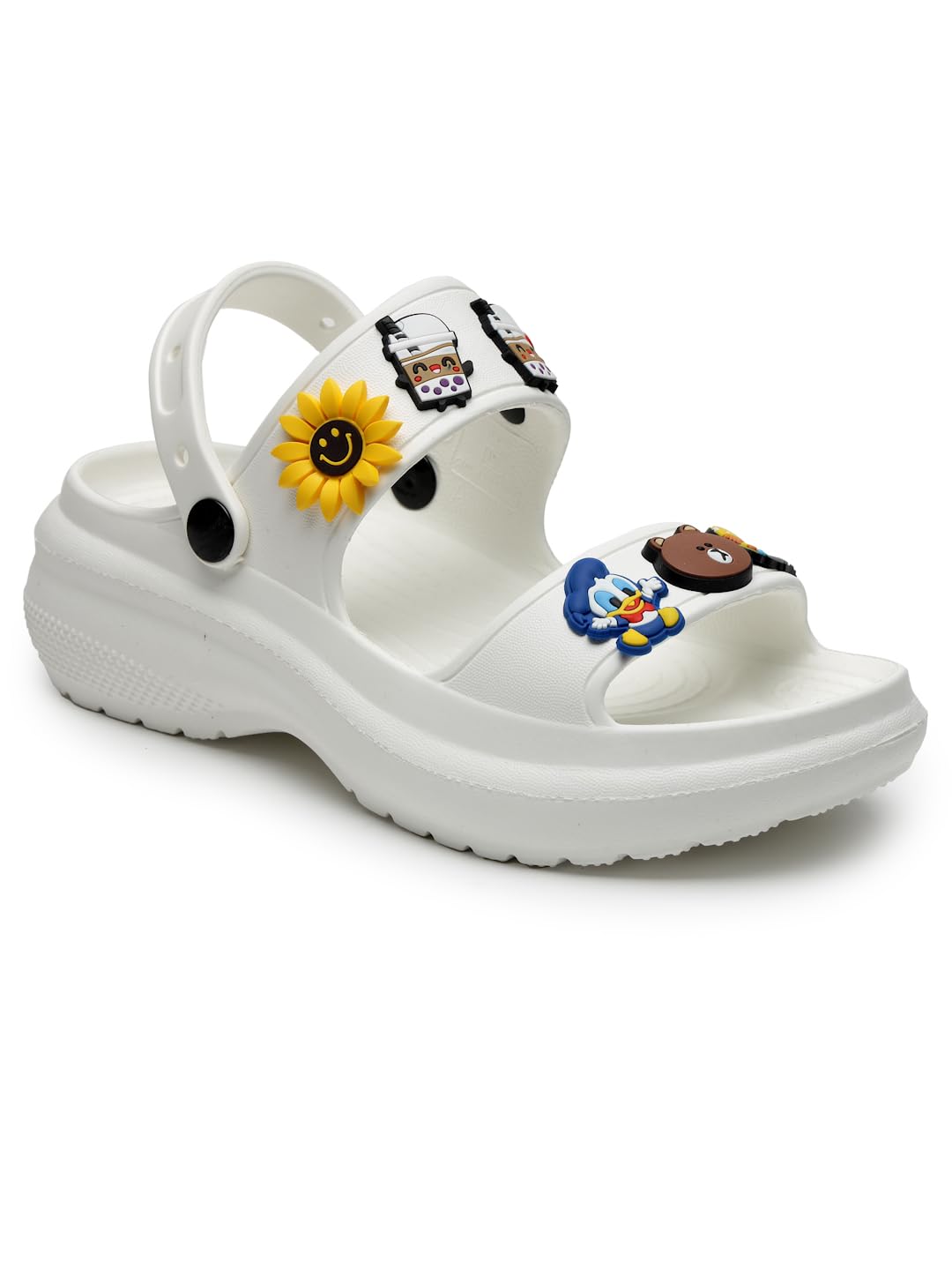 Women's Ariel Stylish and Comfortable Anti Skid Women Clogs with Lightweight Cushioned Footwear | Adjustable Strap Clogs for Women