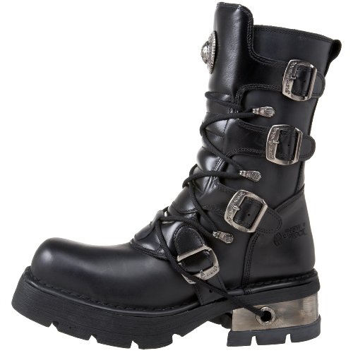 New Rock M 373 S1 - Stivali Unisex, Nero (Nero