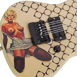 Jerry Cantrell Miniature Guitar Replica – Cadeaux de musique – Échelle 1/4 ornementale faite à la main – Boîte d’affichage - Les Beatles, Paul McCartney, John Lennon, RIngo Starr, George Harrison Jerry Cantrell Miniature Guitar Replica - Cadeaux de musique - Échelle 1/4 ornementale faite à la main - Boîte d’affichage – Image 2
