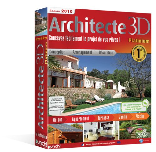 Architecte 3D Platinum 2010 - Ensemble complet - 1 licence - DVD - Win - français
