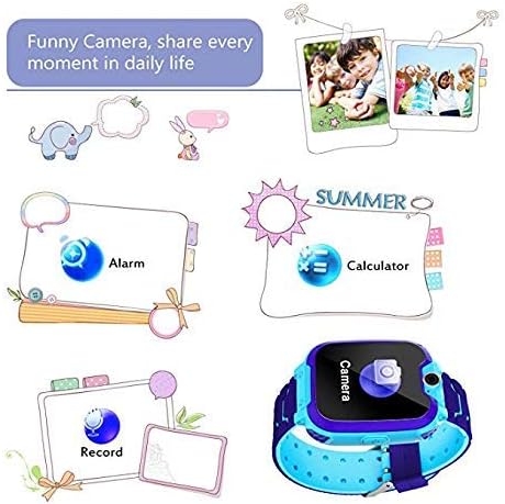 Winnes - Smartwatch per bambini con 7 giochi, funzione musica e sveglia, fotocamera, per 3 – 12 anni Winnes - Smartwatch per bambini con 7 giochi, funzione musica e sveglia, fotocamera, per 3 – 12 anni