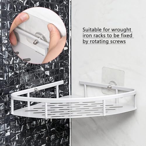 Image of 24 Pack Adhesive Wall Hooks, Wall Hangers Without Nails, No Damage Picture Hooks Waterproof and Rustproof to use Inside Kitchen, Bathroom, Home and Office (8mm)