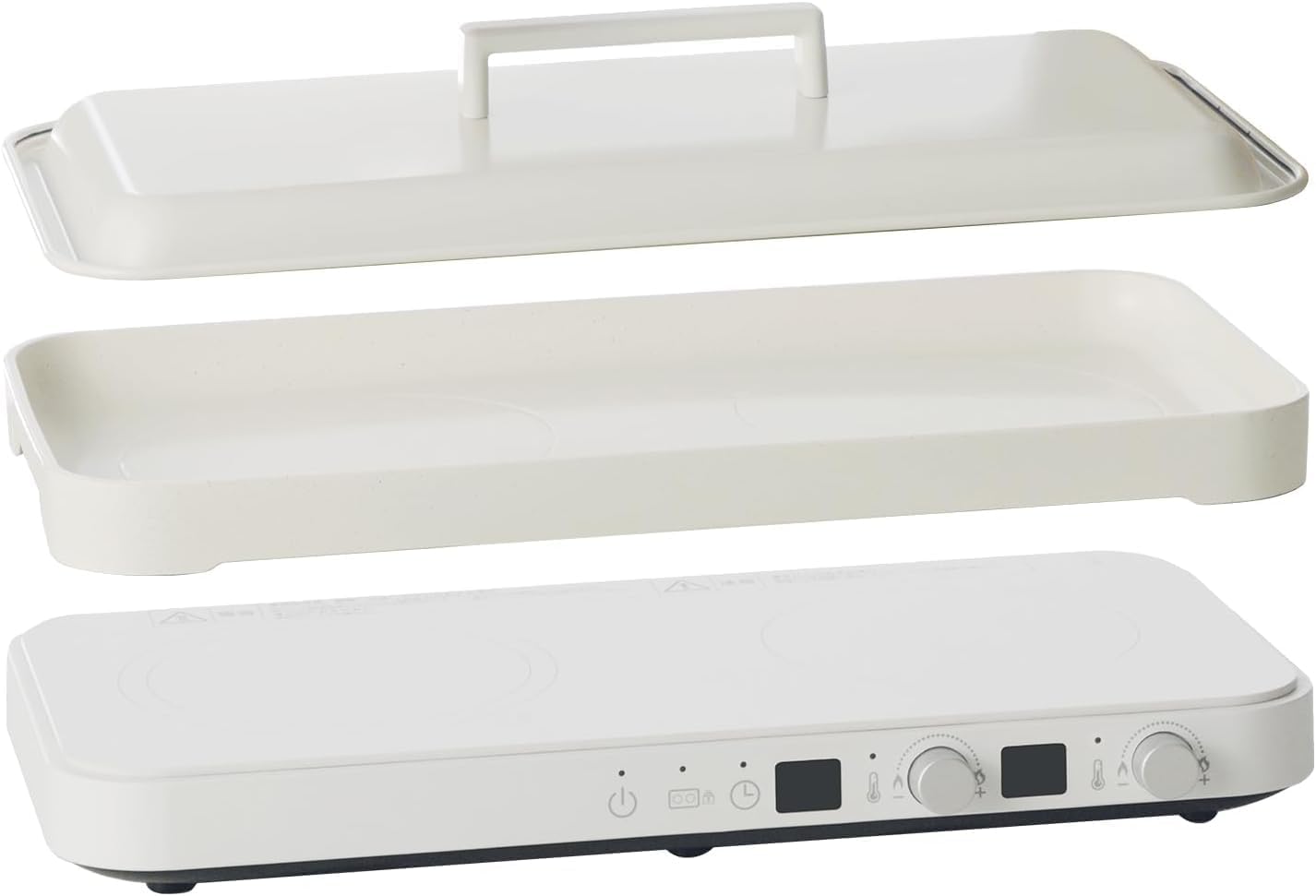 Amazon | ココニル 2口 IHホットプレート IH調理器機能付き IH 【国内