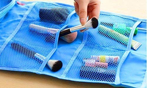 PAVITYAKSH Bag Hanging Folding Wall Hanging Dressing Kit Makeup Organizer Multi Utility Kit Travelling Cosmetic Storage Bag 1