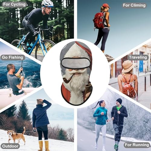 Balaclava para Hombres y Mujeres, Máscara de Esquí, Cubreboca Integral para Ciclismo miniatura 6
