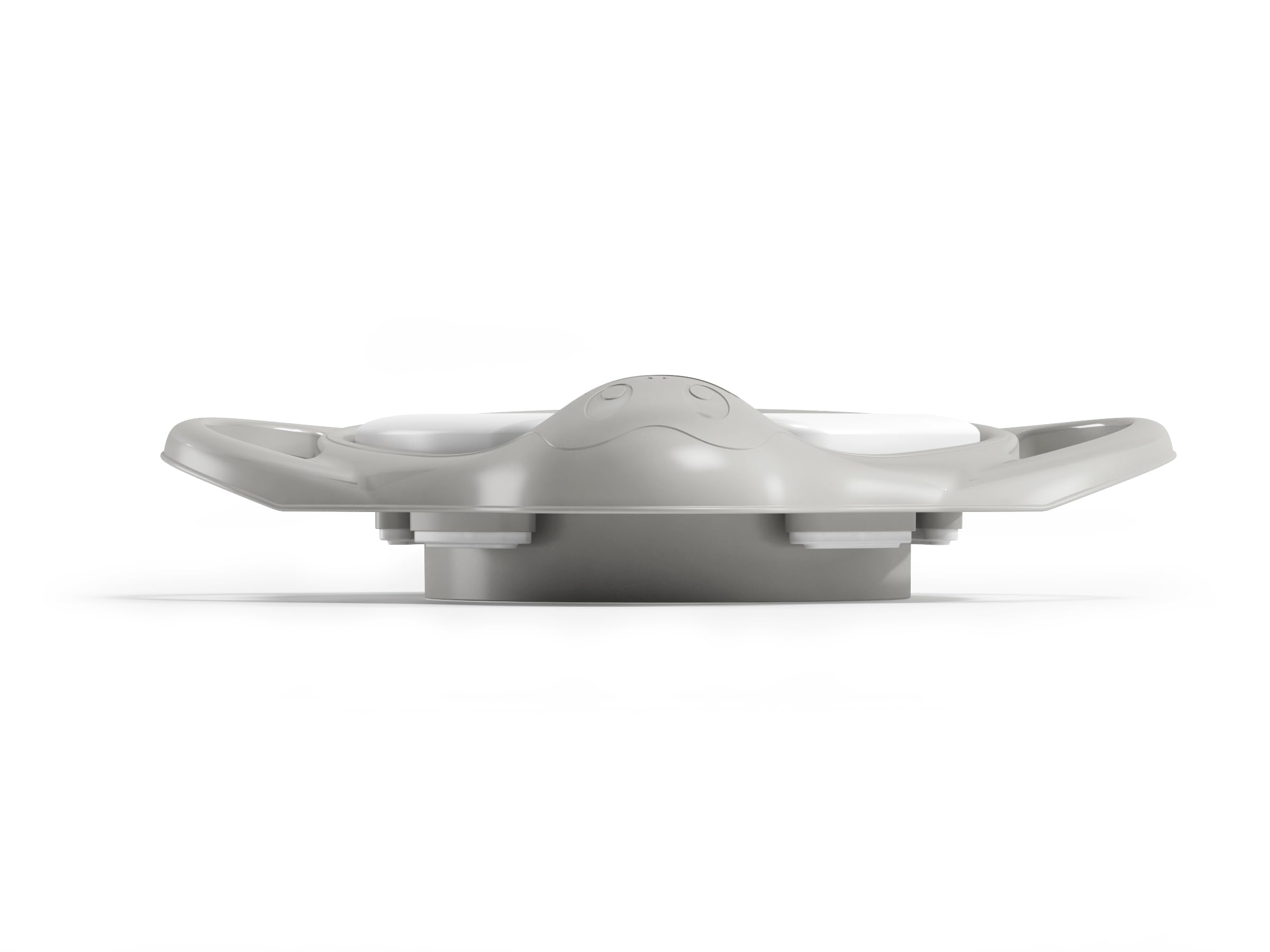 OKBABY Pinguo Soft Riduttore per WC con Morbida Seduta Imbottita, Grigio