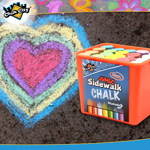 Chalk City Sidewalk Chalk, 20 Count (Basic) #TOP4