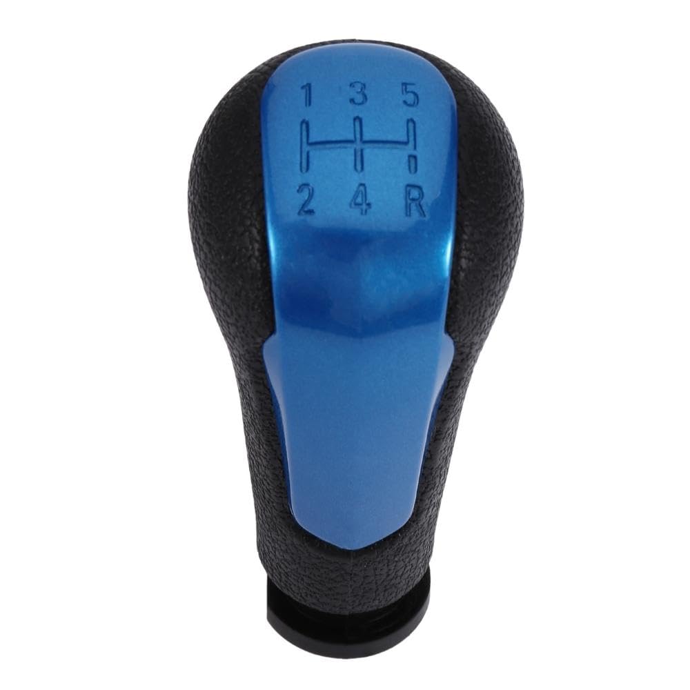 POANBCGY Shift Ball Joint 5 Speed Gear Shift Knob Lever Shifter Handle Stick for Chevrolet Spark 2011-2016 Blue