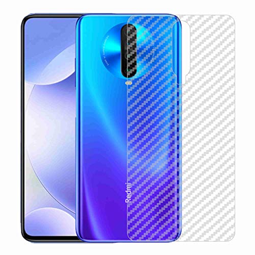 Image of Compatible with Redmi K30 Back Screen Protective Film Carbon Fiber Skin Transparent Screen Guard Sticker