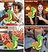 DolliBu Super Soft Green Dinosaur Stuffed Animal with Pumpkin Plush Decor - Dinosaur Pumpkin Plush Animal for Fall, Halloween and Thanksgiving, Pumpkin Plush Toy for Baby, Kids, Adults - 10 Inches