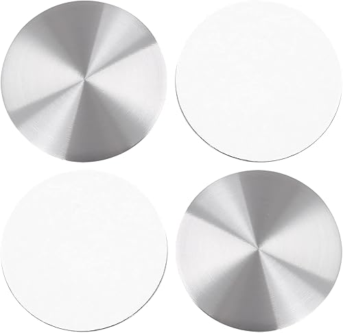 Vista 33 de X AUTOHAUX 4 unidades, 2.559 in, tono plateado, universal, para rueda central, emblema, calcomanía