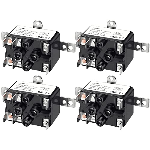 24V Fan Relay, 90-980 Isolation Relay Ac Switch Spst With Ul Certification Compatible With Hvac Furnace Blower Humidifier Goodman Blower Heat Sequencer Relay (4 Pieces) #TOP15