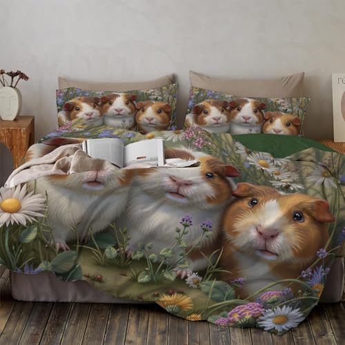 Housse de couette fermeture éclair 240x260 anti-glisse microfibre - 4