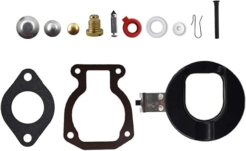 Miniatura 3 de labwork 398453 Kit de reparación de carburador con reemplazo de flotador para Johnson Evinrude 9.9hp 15hp 1974-1988