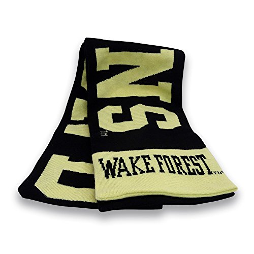 NCAA Wake Forest Demon Deacons Adult The Game Scarf,One Size,black