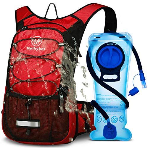Mothybot Hydration Pack, Insulated Hydration Backpack With 2L Bpa Free Water Bladder And Storage, Hiking Backpack For Men, Women, Kids For Running, Cycling, Camping - Keep Liquid Cool Up To 5 Hours #TOP19