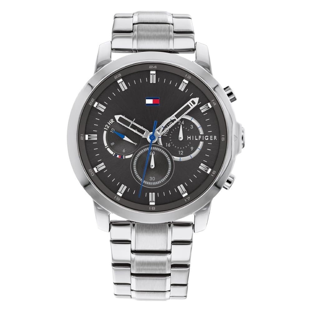 tommy hilfiger Quartz Analog Grey Dial Stainless Steel Strap Watch for Men-picture-31