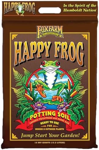 FoxFarm Happy Frog Potting Soil - Ready-to-Use Amended Container ...