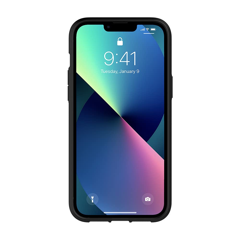 SURVIVOR Custodia resistente compatibile con Apple iPhone 13 Pro Max [3,6 m resistente alle cadute I 5G MagSafe & Qi Wireless Charging compatibile I Trattamento antimicrobico Nero Trasparente