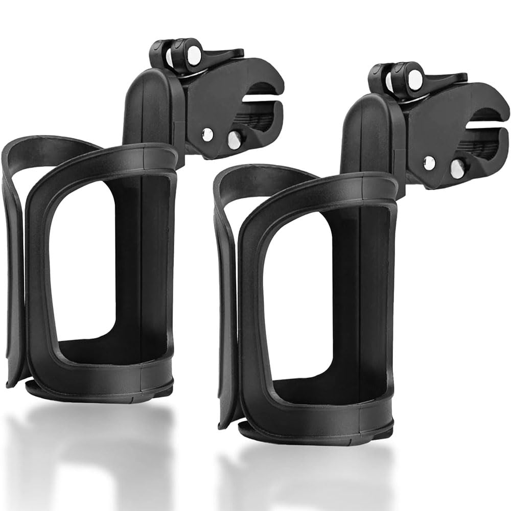 portabottiglie per passeggini, rotazione di 360 gradi per biberon, porta caffè, portabottiglie per biciclette, mountain bike, passeggini e sedie a rotelle