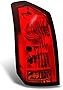 AKKON - For Cadillac CTS 4-Door Sedan Red Clear Rear Tail Light Brake Lamp Driver Left Side Replacement