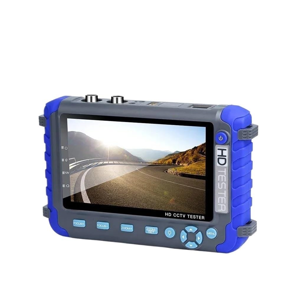 CCTV Tester, IV8W 4K Camera Tester 5 Inch CCTV Monitor 8MP AHD/CVI/TVI CVBS Analog With VGA Input UTP CFTV(IV8W-L)