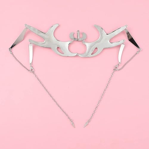 Miniatura 2 de CyberPunk Cyborg - Máscara de Mardi Gras de media cara para mujer