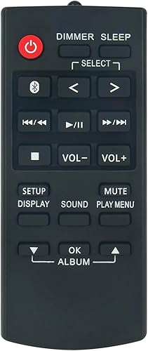 Miniatura 2 de N2QAYB001215 PERFASCIN Reemplazo de control remoto apto para sistema de audio de altavoces Panasonic SA-AKX320GS-K SA-AKX520E-K SC-TMAX10E-K SC-UA30