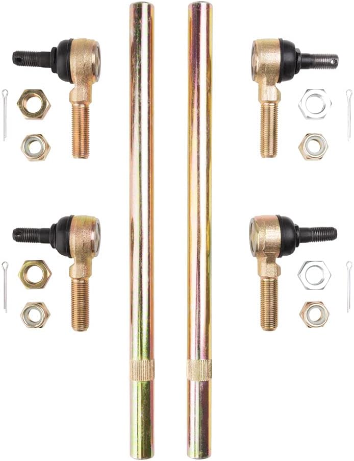 Tusk Tie Rod Upgrade Kit Front Steering Heavy Duty 12mm Ends for Off‑Road ATV Suspension Replacement Compatible With HONDA TRX 400EX 1999-2008/TRX 400X 2009-2014 - TK-52-1021