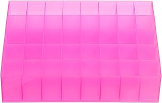 Cabilock Organizador de lápiz labial rosa con...