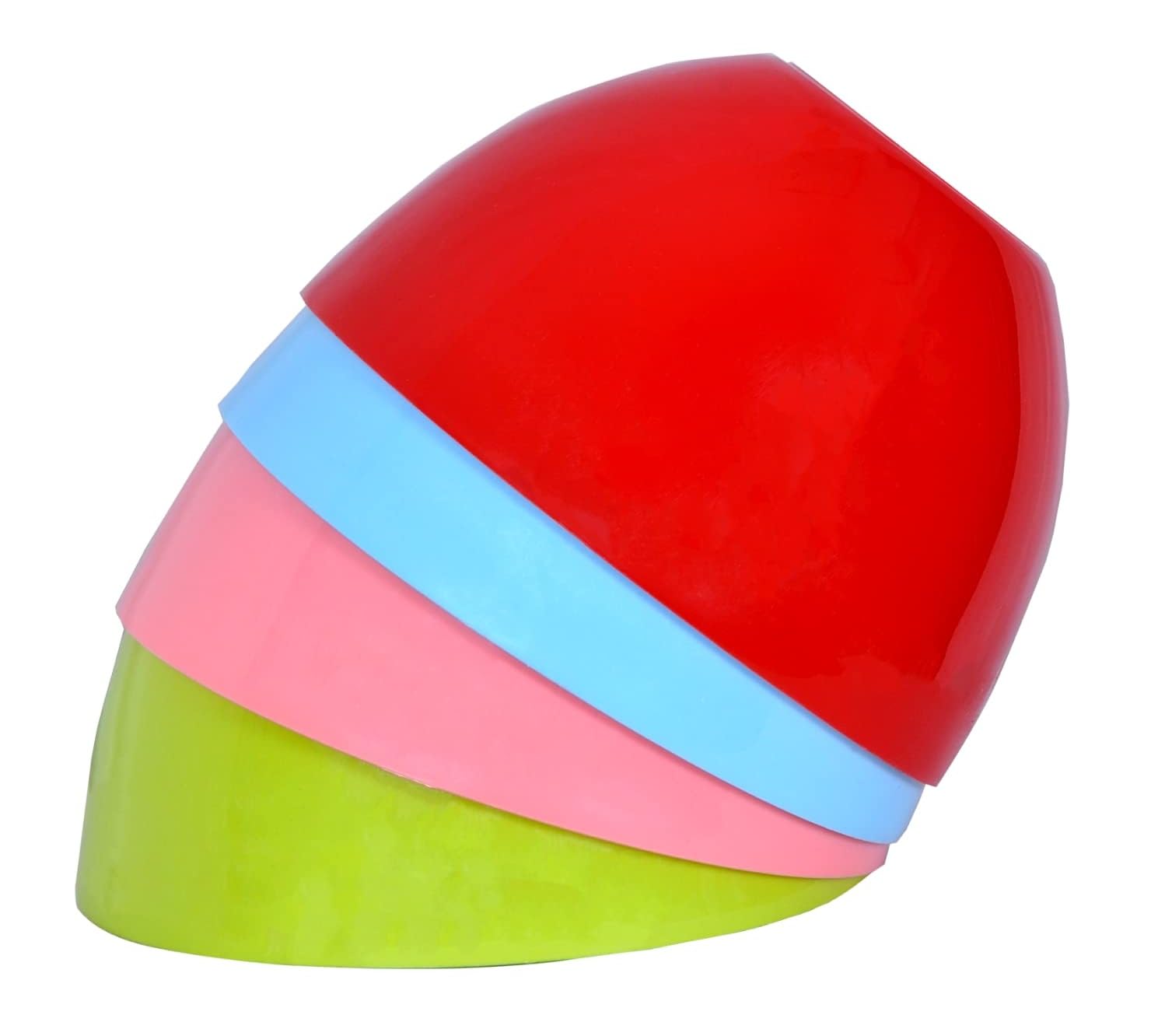 COINCE Unbreakable BPA Free Plastic Mixing and Serving Bowl Set of 4 - Microwave Safe Bowl, Salad Bowl, Mixing Bowl Ideal for Snacks, Soup, Rice, Salad & Noodles Bowl (Multicolor, 700 ml)