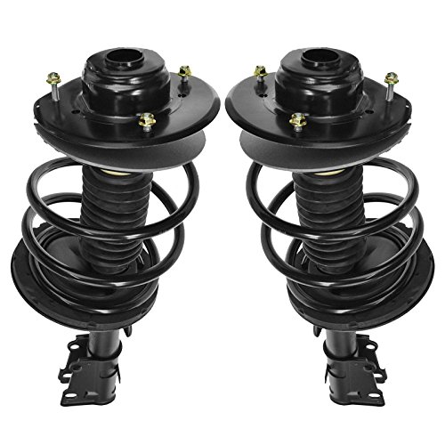 Image of TRQ Front Strut and Spring Assembly Set 2 Piece | For 2001-2007 Chrysler Town & Country 01-03 Voyager 01-07 Dodge Caravan 01-07 Grand Caravan