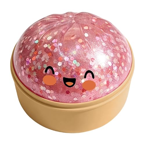 Imagen de Dumplings Squishys Gigante Glitter Dumpling Squishys con Vaporera