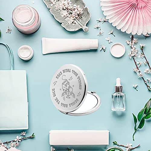 Jniap Singer Inspired Gifts Pocket Mirror Cruel Summer Compact Mirror For Singer Fan Portable Travel Makeup Mirror Music Lover Gift (Dice And Eyes M) #TOP5