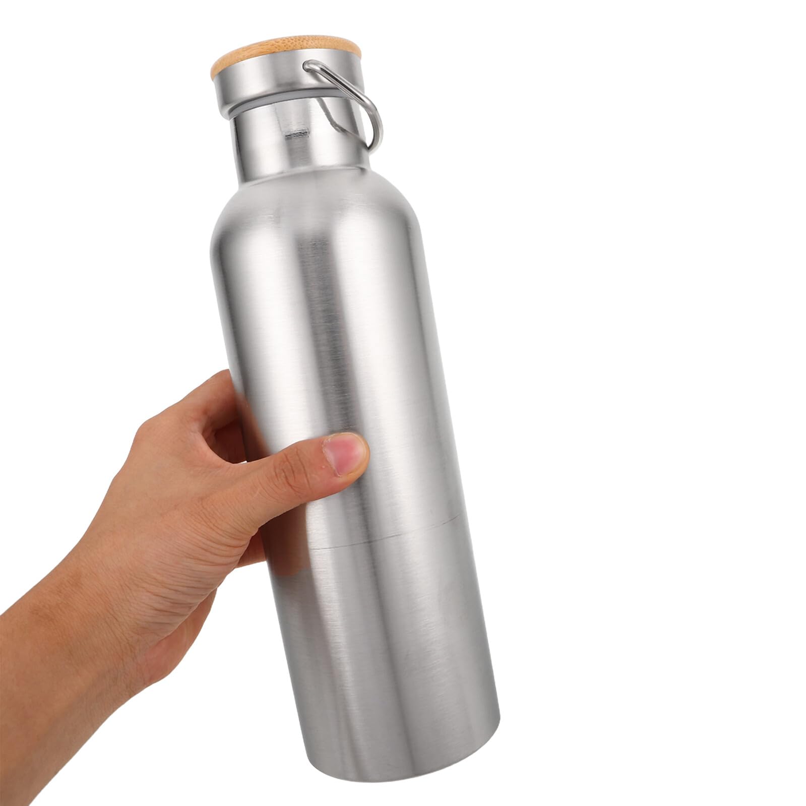 BESTonZON Doppelwandige Edelstahl-trinkflasche mit Vakuumisolierung für Outdoor-aktivitäten Wie Wandern und Radfahren Wiederverwendbar mit Großem Öffnungsdurchmesser