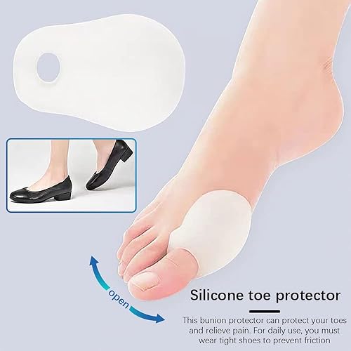 Miniatura 4 de Corrector de juanetes para mujeres y hombres, separadores de dedos de juanetes, alisador ortopédico para juanetes, férula ajustable para juanetes,