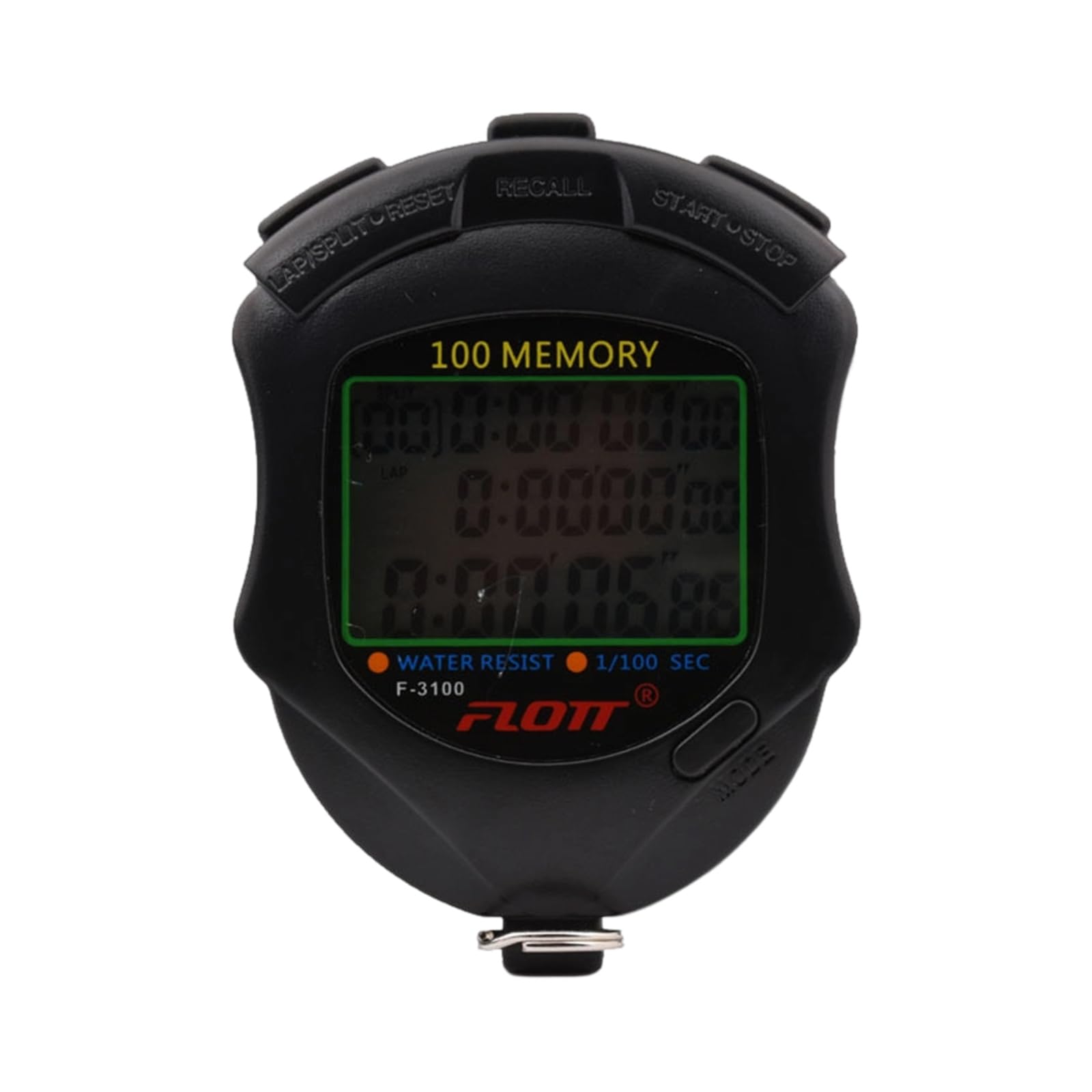 Tsophreniq F3100 10/30 / 60/100 Lap Memory Stopwatches For Swimming Running Training Timer Digital Countdown Professional Sports