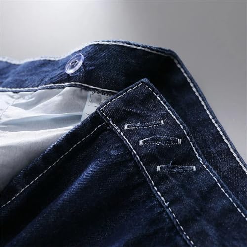 Women's High Waist Split Pleated Jeans Skirts Vintage Long Maxi Denim Skirts with Pockets3