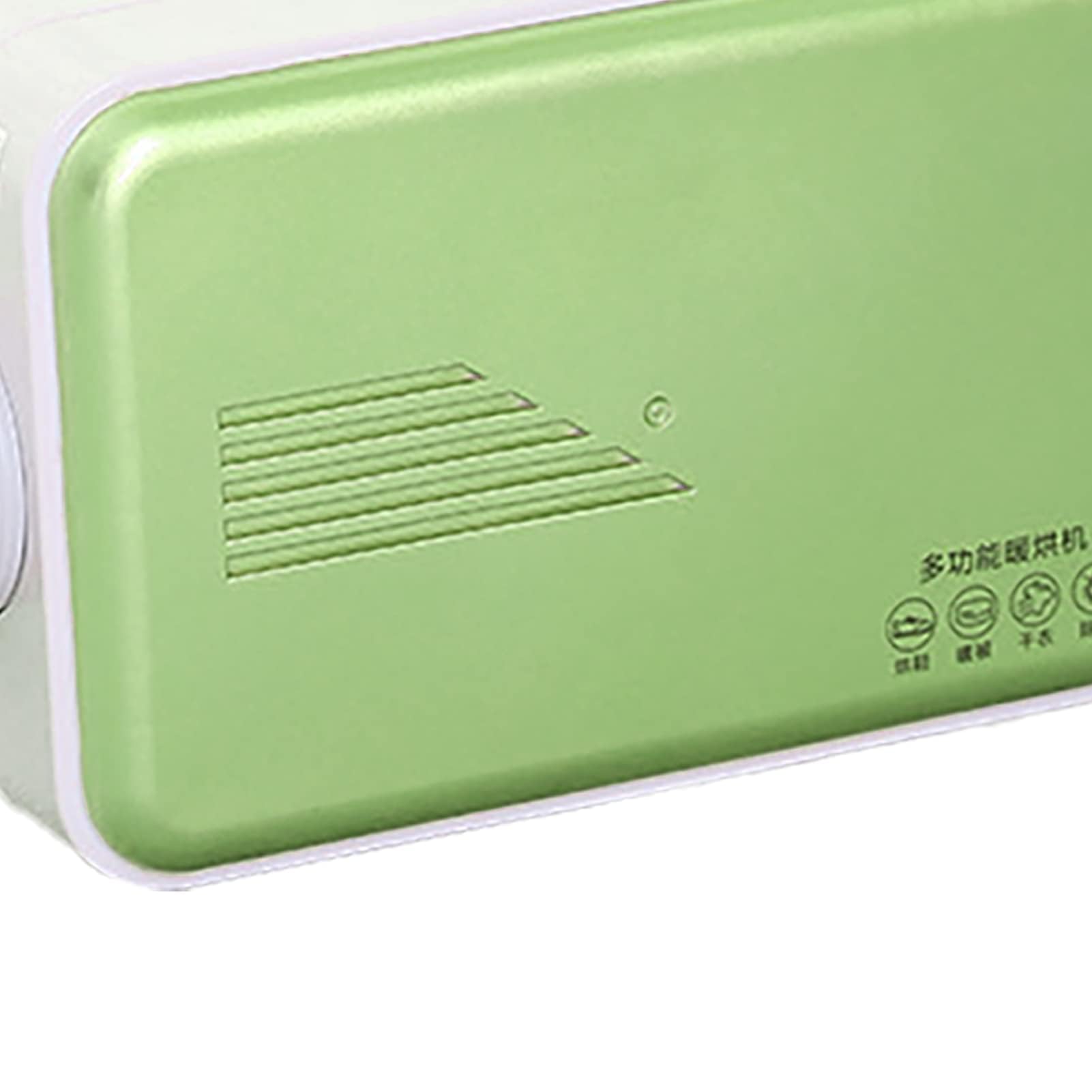 Secadora Portátil para Ropa y Zapatos - Mini Secadora de Viaje para Casa, Negocios, Edredones - Verde Matcha (Enchufe Redondo)